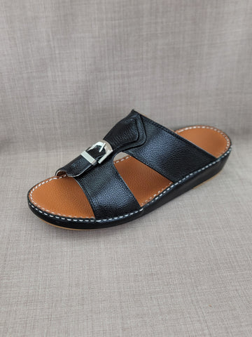 Arabic Chappal 2001 [ART CODE: 2000-TAJ] BLACK