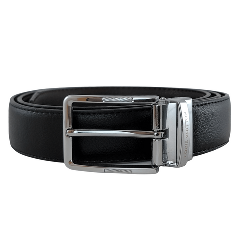 LOUIS VUITTON Belt SILVER  1 (Twin Side Color convertible)