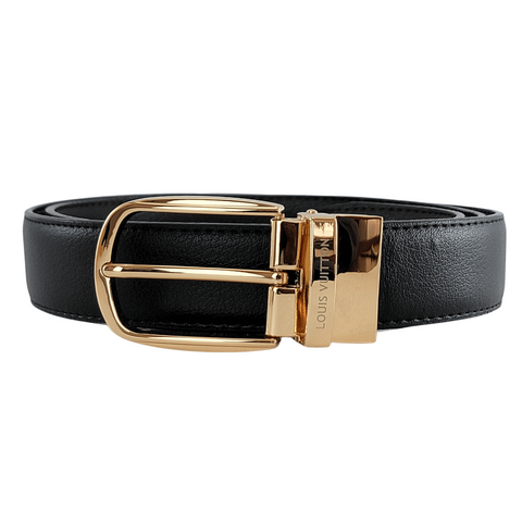 LOUIS VUITTON Belt GOLD (Twin Side Color convertible)