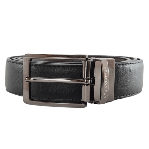 LOUIS VUITTON Belt BLACK SQUARE (Twin Side Color convertible)