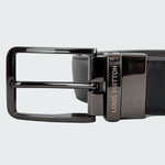 LOUIS VUITTON Belt BLACK (Twin Side Color convertible)